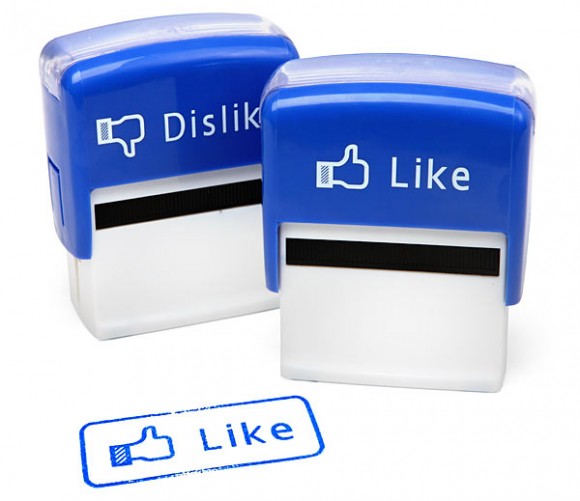 like dislike stamp set facebook 580x501 Like and Dislike Stamps With Facebook Touch