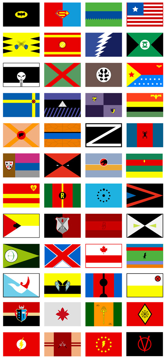 superhero-flags